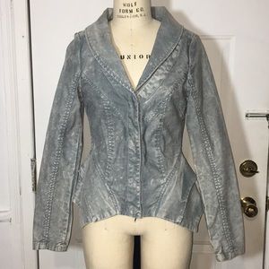 LAmade acid wash denim jacket. DONATING SOON